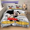 Mickey Mouse Comic Strip Print 3Pcs Bedding Setduvet Cover With 2 Bedropillowcase Home Birthday Gift