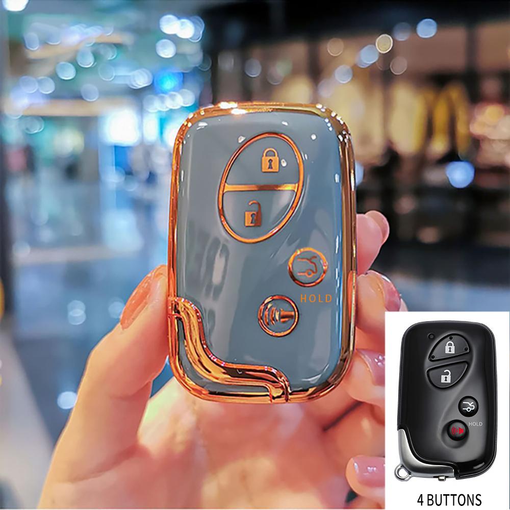 4 Buttons Tpu Car Key Cover For Lexus Ct200H Gx400 Gx460 Is250 Is300C Rx270 Es240 Es350 Ls460 Gs300 450H 460H Shell Case
