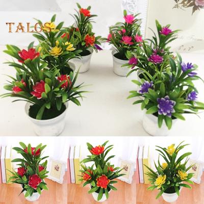 Artificial Fake Lotus Flower Potted Plant Bonsai Wedding Party Garden Home Decor Live City Fashion Home Decor