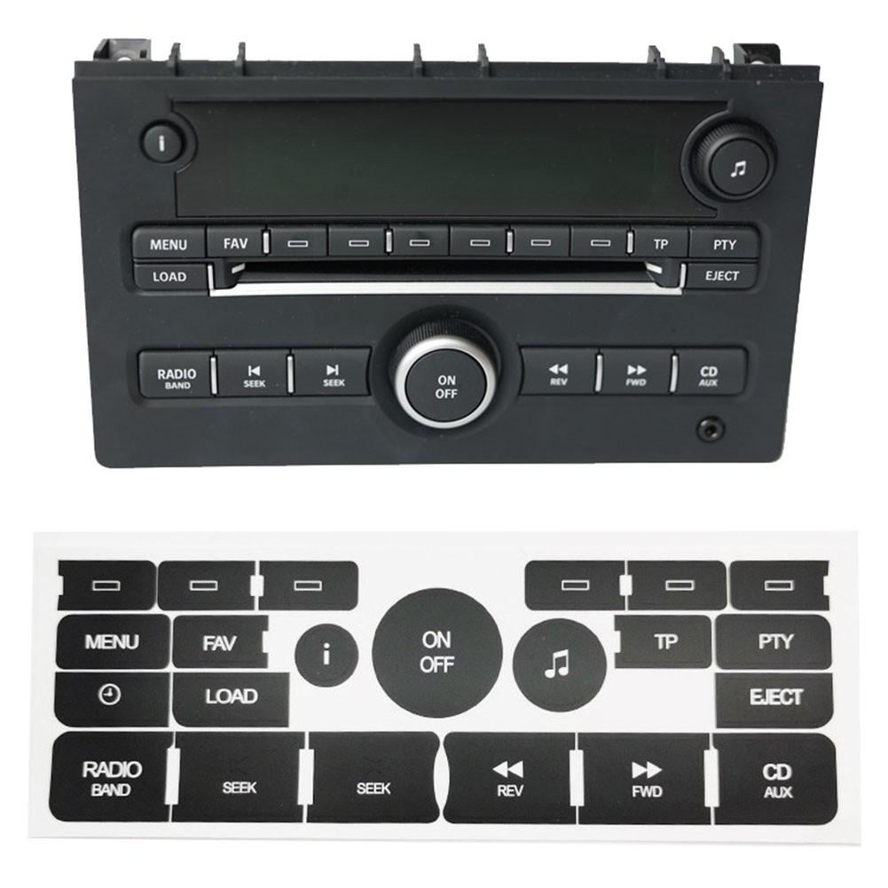 For Saab 9 3 95 2007 09 Radio Button Repair Decals Stickers Vinyl Replacement