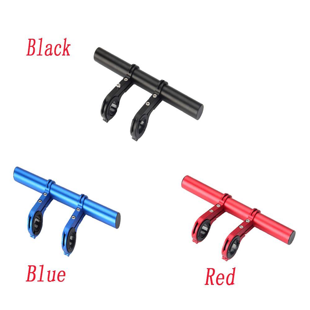 Fashion Outdoor Bicycle Lamp Bracket Mount Bike Handlebar Extender Aluminum Alloy Bracket Double Tube