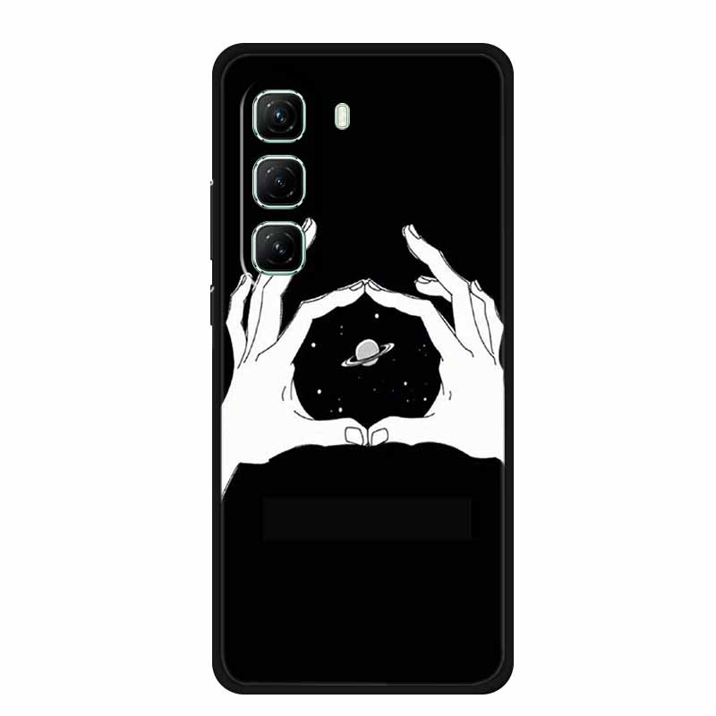 

Чехол для телефона Infinix Hot 50 Pro Plus Funda Черный Силикон ТПУ Мягкая Задняя Крышка Чехол Для Infinix Hot 50 Pro Plus Чехлы Coque Сумка Infinix Hot 50 4G
