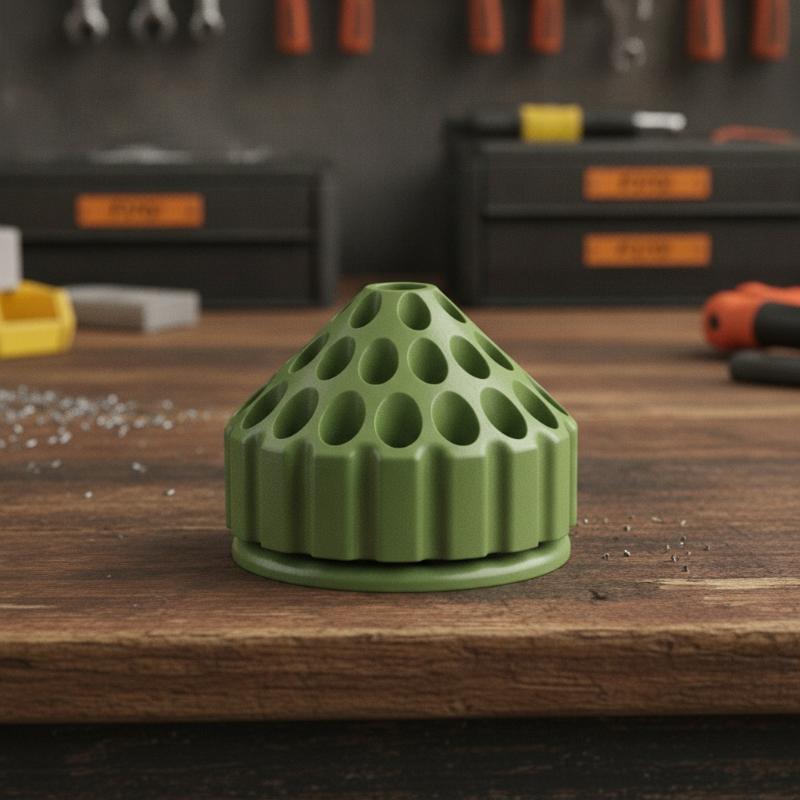 Scatola porta punte da trapano rotante a 360 gradi - Organizer professionale per frese da incisione Custodia per utensili rotanti Per laboratorio di creazione di gioielli