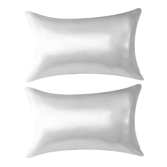 Satin Pillowcase Smooth Cooling Faux Silk Pillow Case for Sleeping Wrinkle-Free Pillow Cover for Women Men
