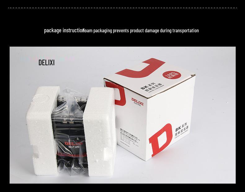 DELIXI BK-50VA Dry Type Control Transformer - Electrical Isolation & Power Supply for Machine Tools