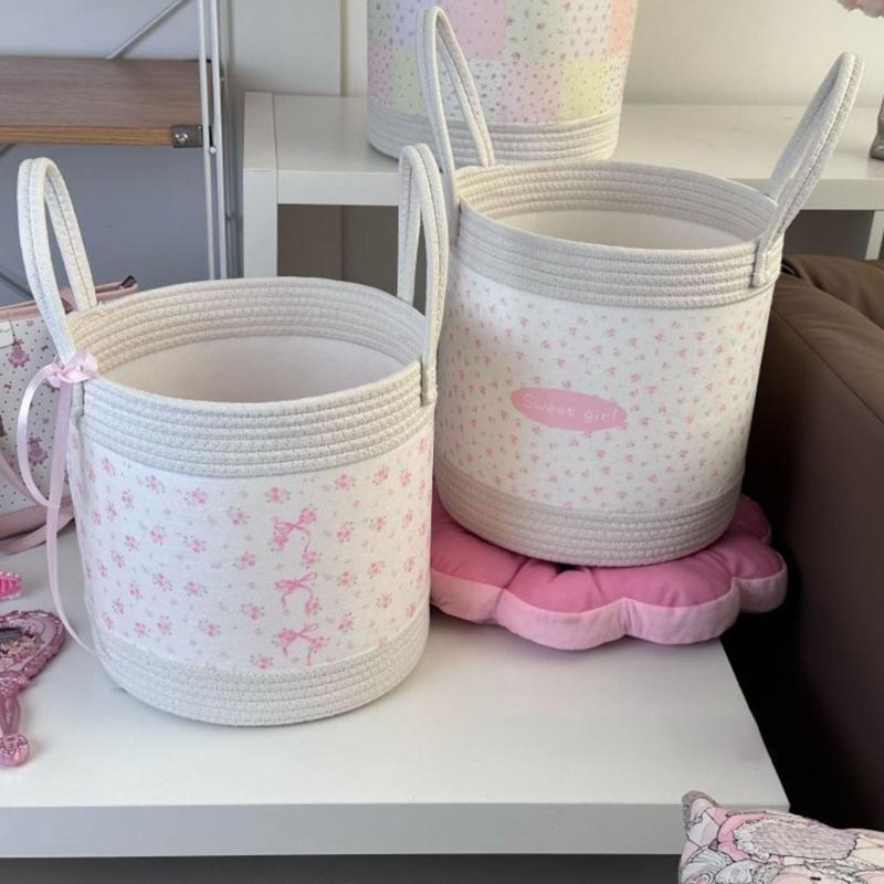 Stylish Fabric Clothes Bin With Reinforced Structure For Dorm Apartment Or Nursery Arrangement