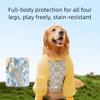 Adjustable Dustproof Dog Pants Breathable Pet Outdoor Coverall Waterproof Dog Pants  Strolling