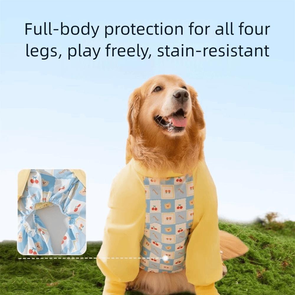 Adjustable Dustproof Dog Pants Breathable Pet Outdoor Coverall Waterproof Dog Pants Strolling