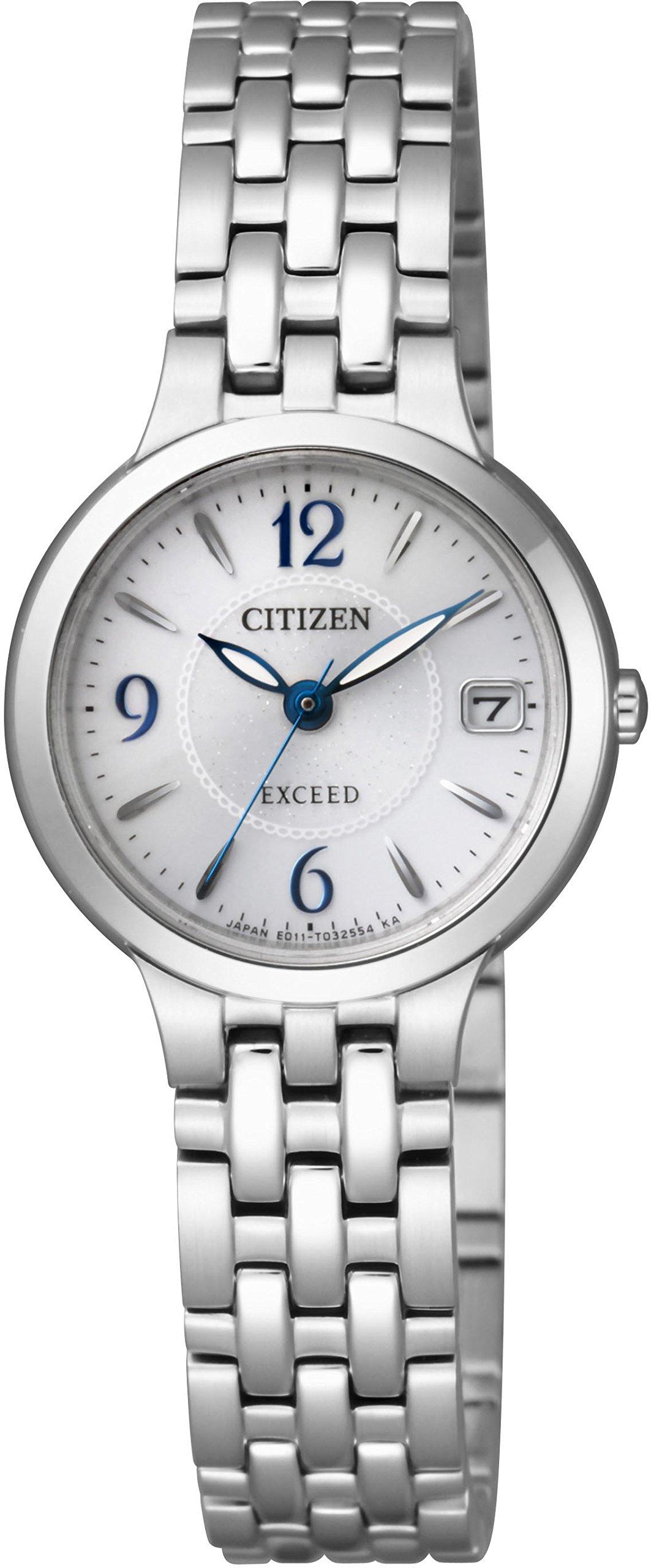 

Exceed Watch Stainless Steel Round Model Silver [Citizen] Eco-Drive EW2260-55A