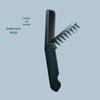 Foldable Men's Pompadour Comb: Dual-Function, Portable, Wide-Tooth Styling Comb for Travel