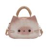 Niche Design Sense Baked Toast Cat Handbag Bag Exquisite New Cute Childlike Fun Going Out Messenger Bag Single Shoulder