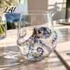 Spezialglasware für Partys Oktopus Glasbecher Ozean Wale Seepferdchen Krabben Quallen Cocktailglas Zuhause Küstenverzierung Bar Handgefertigt