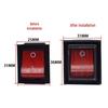 KCD4 Waterproof 30A Rocker Switch for High-Power Vacuum Cleaners and Car Wash Machines