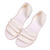 Sandalen mit flacher Sohle vielseitig Kunststoff nass Wasser Gelee Schuhe koreanische Version rutschfest Regenschuhe wasserdicht weiblich Sommer Strandschuhe Fee
