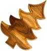 Christmas Tree Shaped Wood Cutting Board for kitchen,Tree Shaped Wooden Cutting Board, Decorative Christmas Serving Tray for Decoration