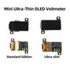 DC 0-30V Mini Digital Voltmeter 0.5-inch OLED Display High Precision 2/3 Wire Voltage Meter 5Hz/10Hz Adjustable