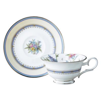 Cup & Saucer (Coffee/Tea Use) 215cc Jardin Fleurie Bone China T50717A/4910
