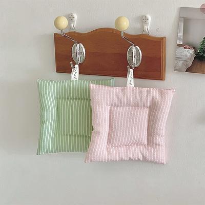 14x14cm Coffee Cup Pad Anti Slip Square Shaped Home Table Decor Striped Coaster Multi-functional Accessories