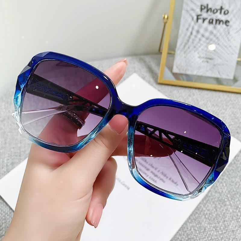 Large Frame Polarized Sunglasses For Women, Uv Protection Sunglasses, Round Face Driving Glasses For Women