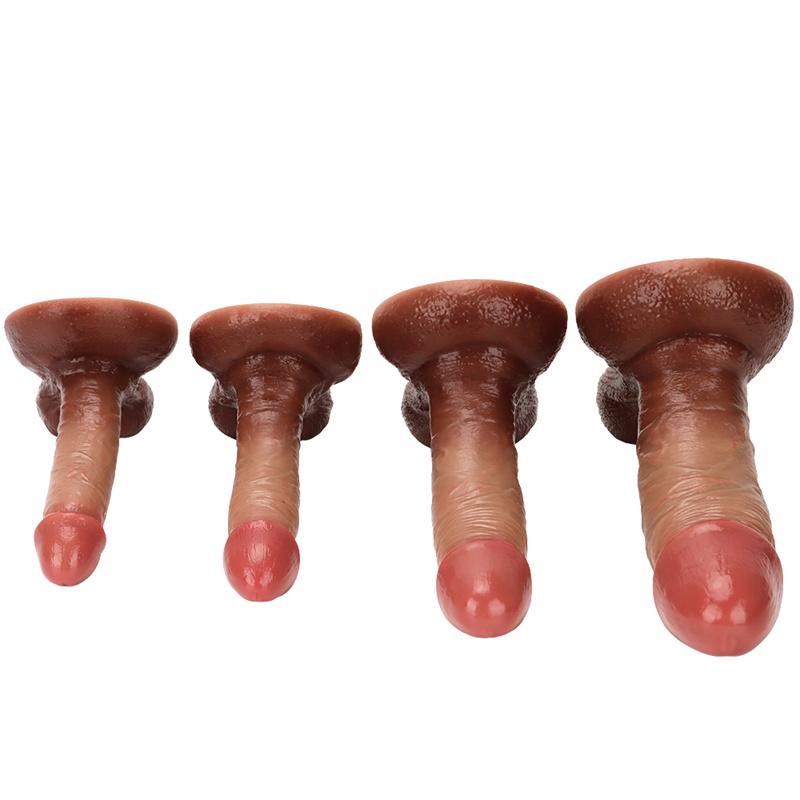 Żeński 4 typ płynnego silikonu Super miękkie Dildo Bardzo gruby imitacja Dildo Urządzenie do masturbacji Produkty dla dorosłych