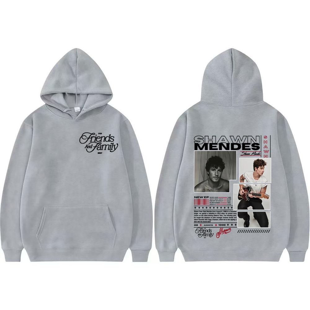 Rapper Shawn Mendes Album Tour 2025 Graphics Hoodies Men Women Hip Hop Gothic Hoodie Tops Casual Oversized Sweatshirt Streetwear