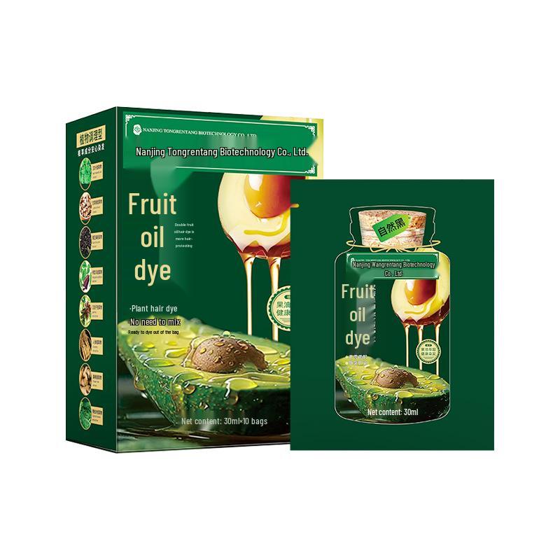 

Natural Black Tea Plant-Based Hair Dye - Gray Coverage & Color Protection