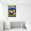 Vintage Creature from the Black Lagoon Metal Tin Sign 1950s Horror Movie Poster Wall Decor for Home Bar Man Cave