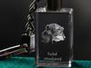 Dachshund Wire-haired, Wiener dog, Badger dog I - Crystal key ring with dog photo, illuminated key ring, unique gift by Art-Dog brand