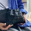 Summer New Leather Hand-woven Cloud Bag Women's Versatile Lucky Bag Women's Shoulder Messenger Bag Women's