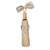 Solid Color Sunscreen Umbrella Wooden Handle Folding Sun Umbrella Rain Umbrella  Outdoor