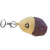 Keenso Plush Keychain, Soft, Portable, Adorable Sweet Potato Shape, Multifunctional, PP (Silver Keychain)