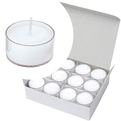 Kameyama Candle House Color Clear Cup Tea Light C Clear S8351 (24 Pieces)