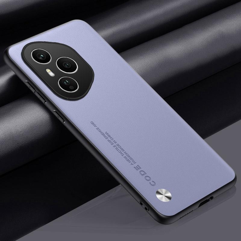 

Роскошный чехол для телефона из ПУ кожи для Honor 400 Pro, задняя крышка, силиконовый противоударный чехол с полной защитой для Honor400 Pro 5G 400Pro For Honor 400 Pro светло-фиолетовый