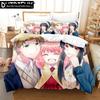 Spy X Family 3D Anime Duvet Cover Sets Pillowcases For Boys Gift Polyester Single Twin Queen King Anya Forger Bedding Set