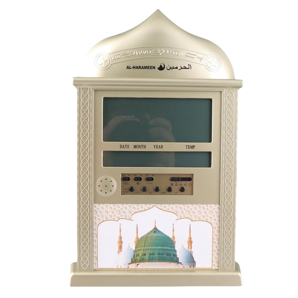 Digital Azan Mosque Clock Calendar Alarm Clock Multifunction Wall Clock for Home Decoration