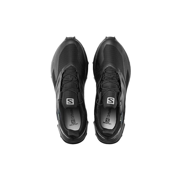 SALOMON Supercross Blast GTX Slip Resistant, Abrasion Resistant, Breathable Low top Hiking Shoes Men's Black 411085