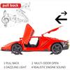 1:Juguete de modelo de coche de aleación fundido a presión Lambo LP770 a escala 32, vehículo extraíble con sonido y luz para niños y adultos, colección de regalos