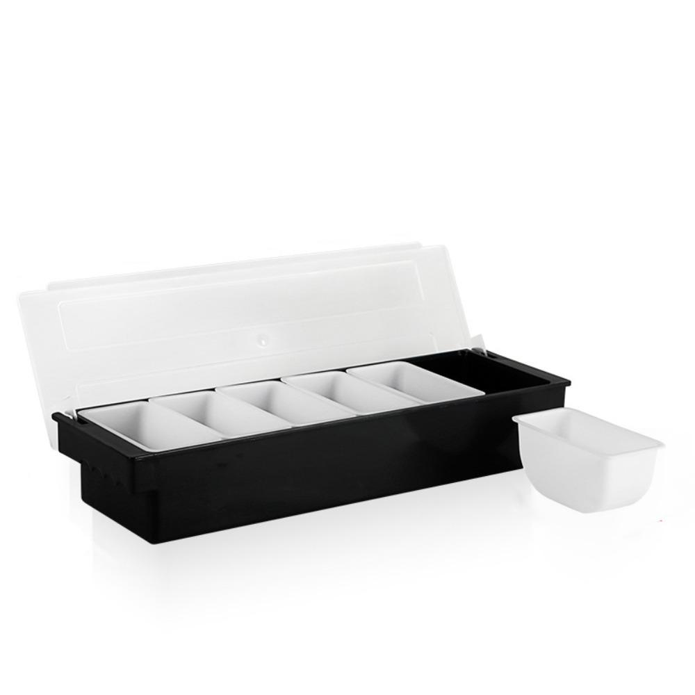 With Lid Compartmental Seasoning Box Detachable Compartment Trays Seasoning Tank  Ingredient