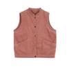 Retro Super Soft Corduroy Vest for Women In Spring and Autumn Literary and Casual Versatile Velvet Sleeveless Horse Clip Jacket