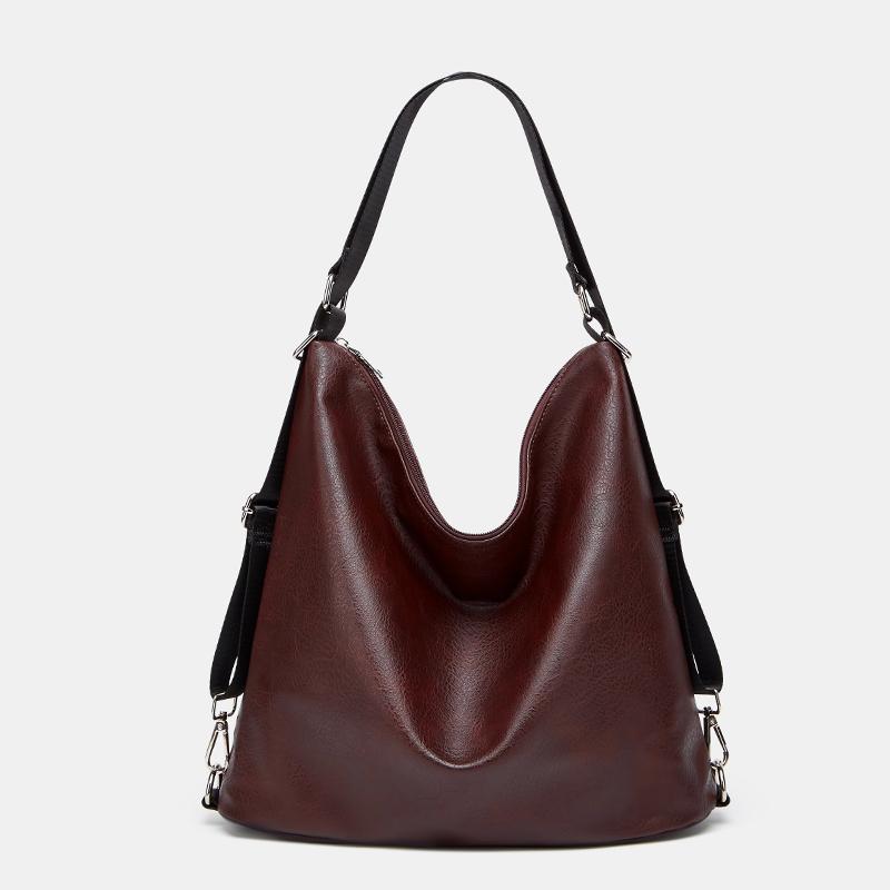 

Simple Wide Strap Backpack Detachable Cloth Shoulder Bag Solid Color Can Be Used As A Backpack Premium Durable