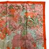 HERMES FAVBOVRG TROPICAL FAVBOVRG TROPICAL Faubourg Tropical silk Calle 90 scarf Orange silk Women Used