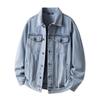 Heren Retro Werkkleding Denim Jas - Hoge Kwaliteit, Lente/Herfst, Revers Ontwerp
