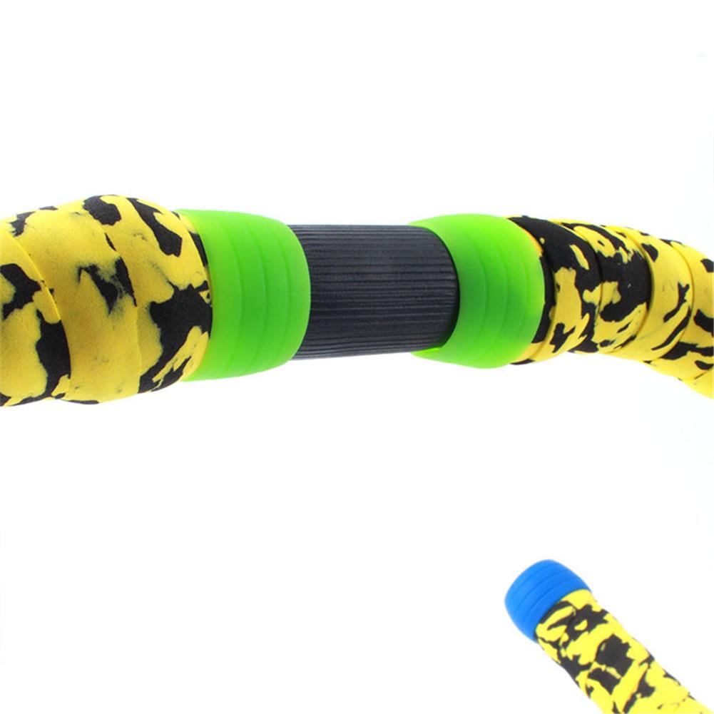 2pcs Cycling Handlebar  Tape Fixing Ring Silicone Protective Sleeve For Road Bike Mtb