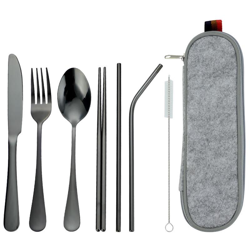 

abay Stainless Steel Travel Cutlery Set