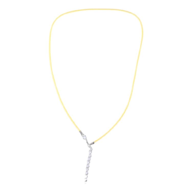 

Lobster Clasp Braided Adjustable Rope for Jewelry Making DIY Necklace Bracelets жёлтый