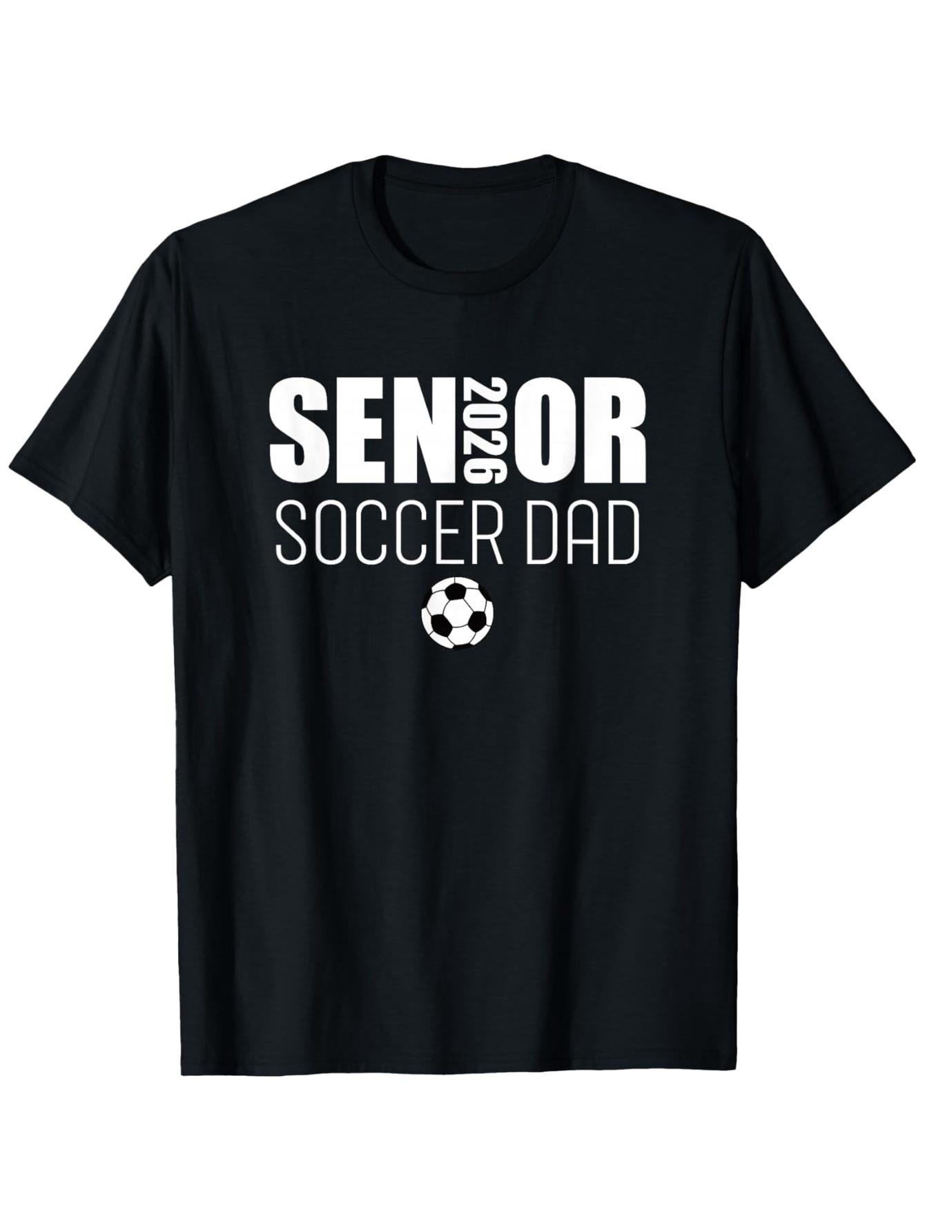

Men s Plus Size T-Shirt, 2026 Premium Football Dad Pattern T-Shirt, Fun Football Father s Day Gift, Casual Short Sleeve Top -... S разноцветный