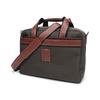 Longchamp Boxford Minimalist Fabric Laptop Briefcase Tote Shoulder Bag Men bags Military-Green Brown 1658080042