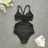 Jednodílné plavky Tankini Halter Velké velikosti Brazil Beach Push-Up plavky Body s vysokým pasem Monokiny Bikiny