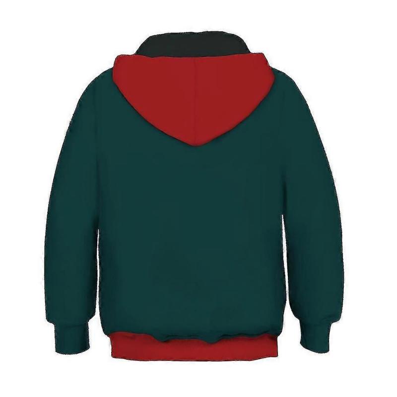 Dětský Verse Miles Morales Cosplay Spiderman Bunda Kabát Mikiny s kapucí 4-13 let