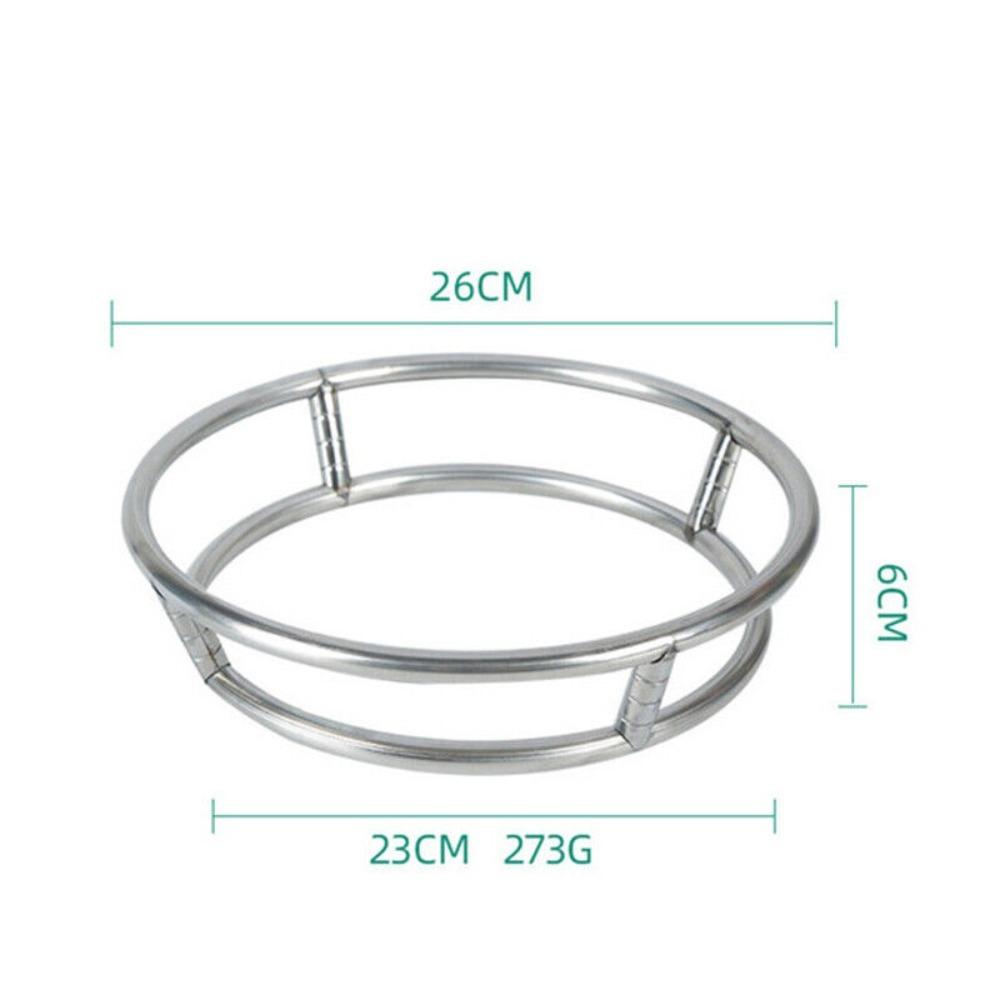 Suport de depozitare pentru oale Rotundity Nou îndrăzneț Cazan din oțel inoxidabil Raft cu două straturi anti-opărire Bucătărie
